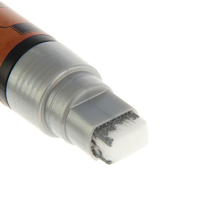 Маркер перманентный для декора дерева и пористых поверхностей Marvy 410 15.0 серебрянный