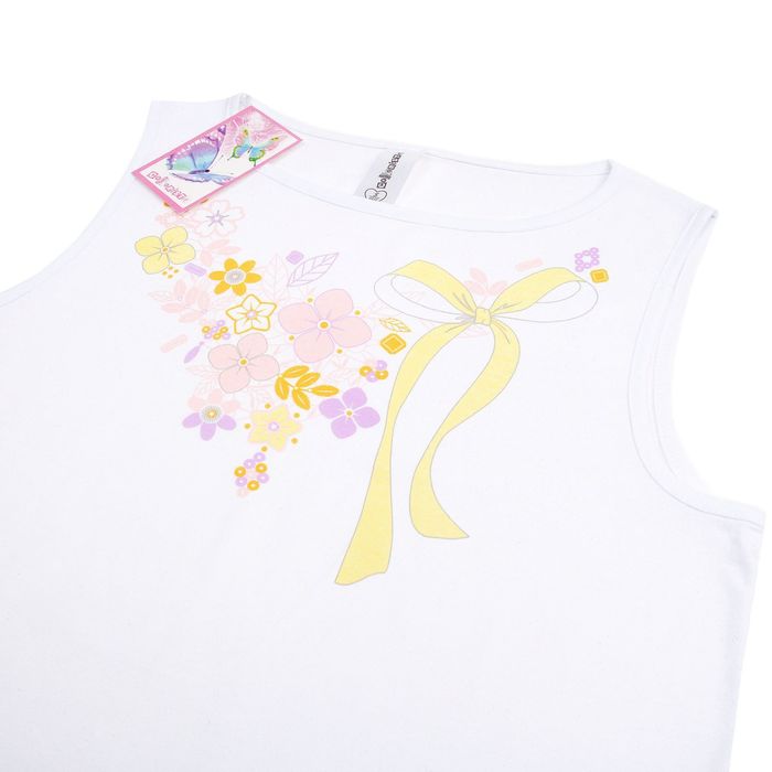 Майка женская Collorista "Колье" р-р L(48), бел, хлопок 95%, лайкра 5%