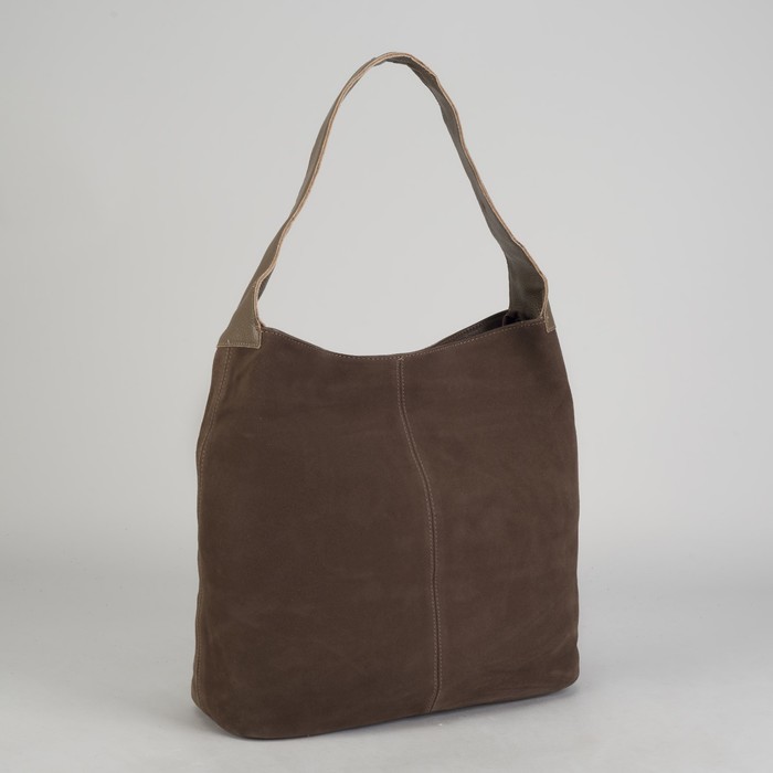 Сумка женская на молнии, 1 отдел с перегородкой, наружный карман, цвет хаки