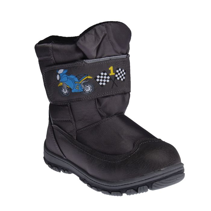 Дутики дошкольные арт. SB-27240, цвет серый, размер 28