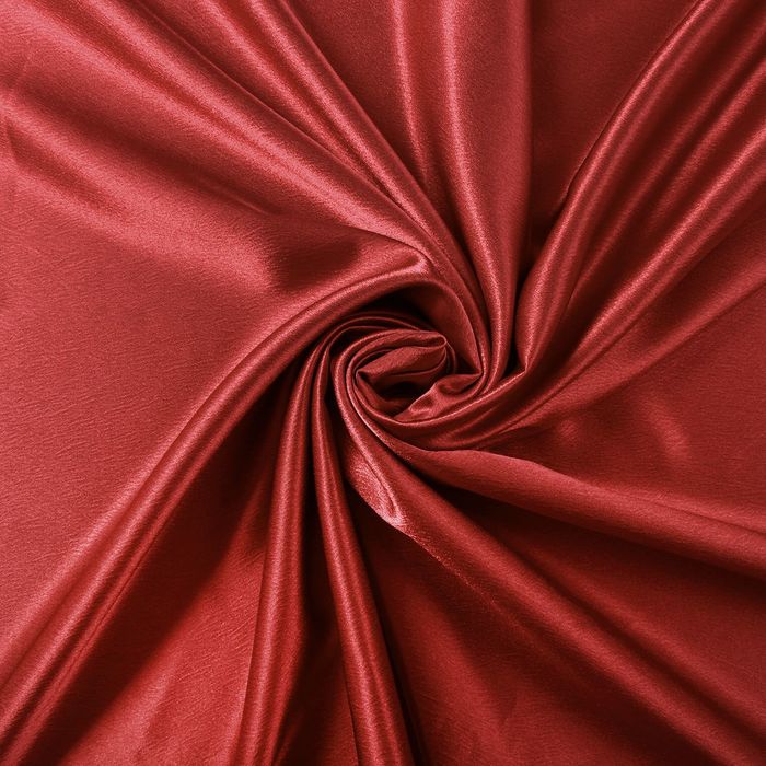 Штора портьерная "Этель" ширина 200 см, высота 250 см, цвет бордовый, глянцевая