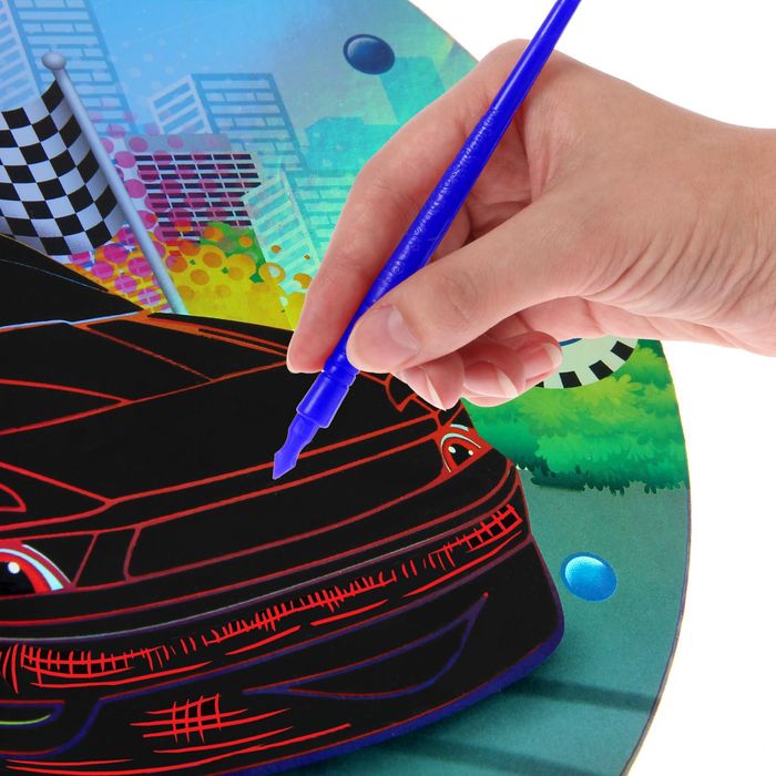 Часы-гравюра "Только вперед", 25 см