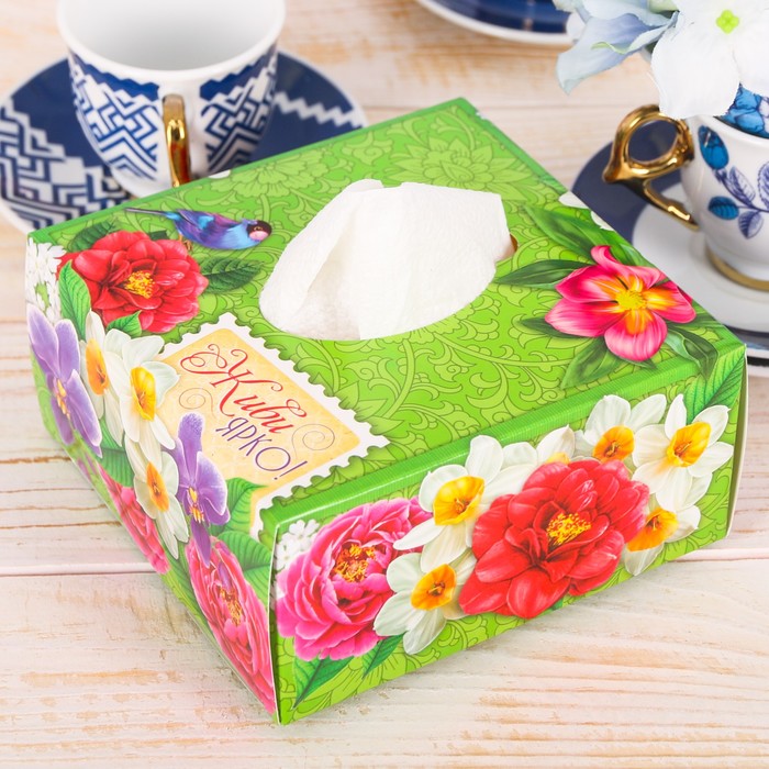 Салфетница "Живи ярко"