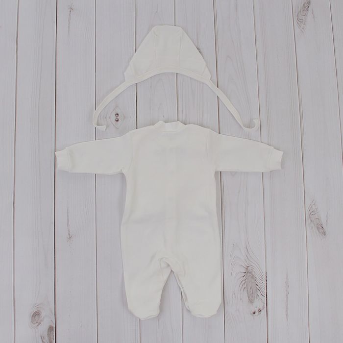 Комплект детский, рост 68 см, цвет молочный (арт. К-55-04_М)