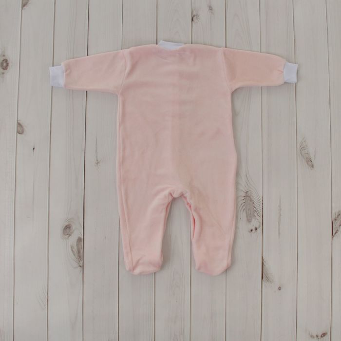 Комбинезон детский, рост 68 см, цвет розовый (арт. Км-252-05_М)