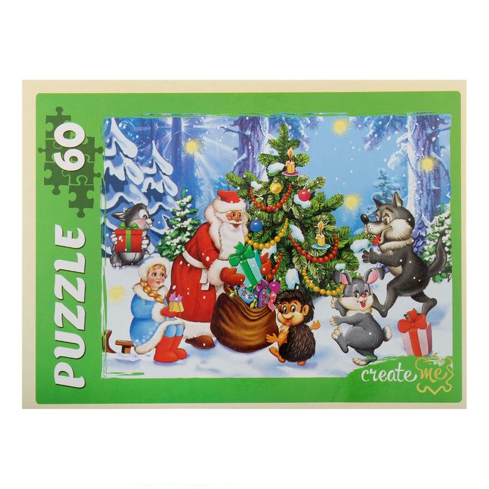 Пазл "Любимый праздник-Новый год", 60 элементов