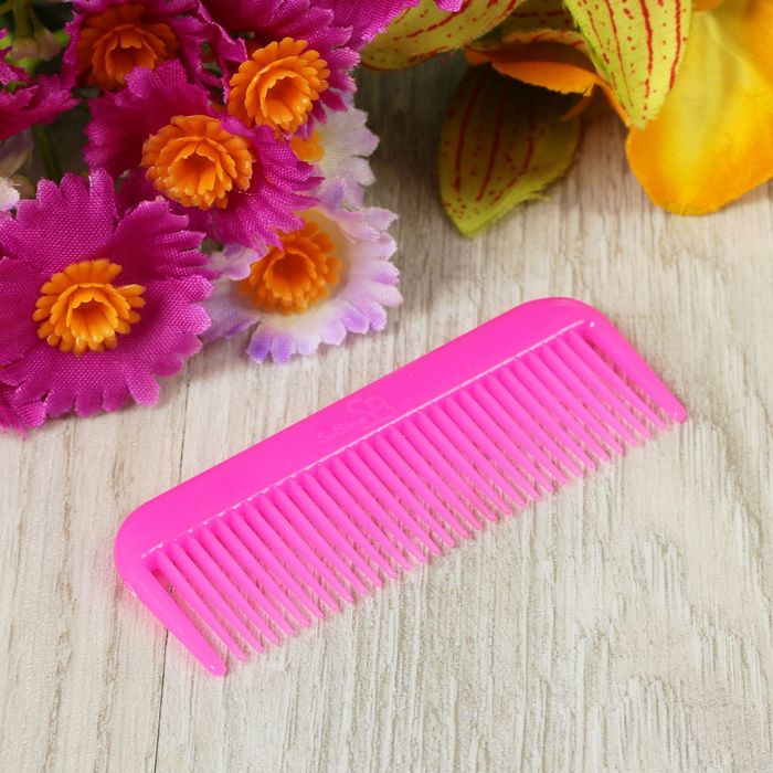 Расчёска-гребень, цвет розовый