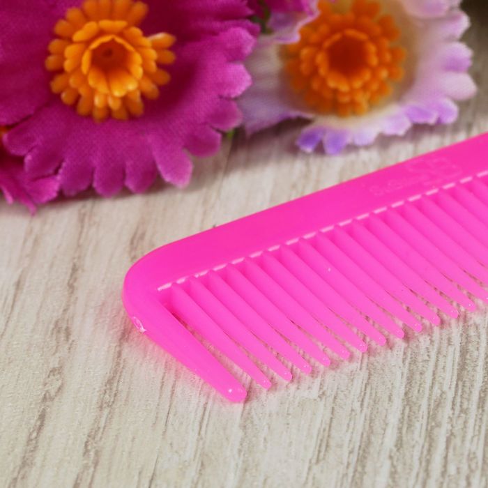 Расчёска-гребень, цвет розовый