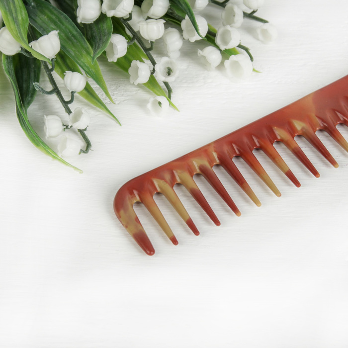 Расчёска-гребень, цвет коричневый