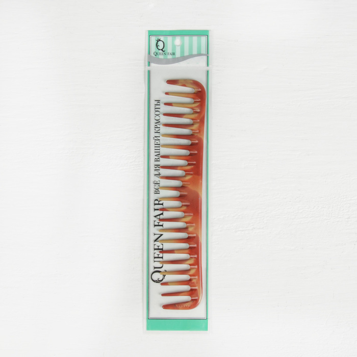 Расчёска-гребень, цвет коричневый