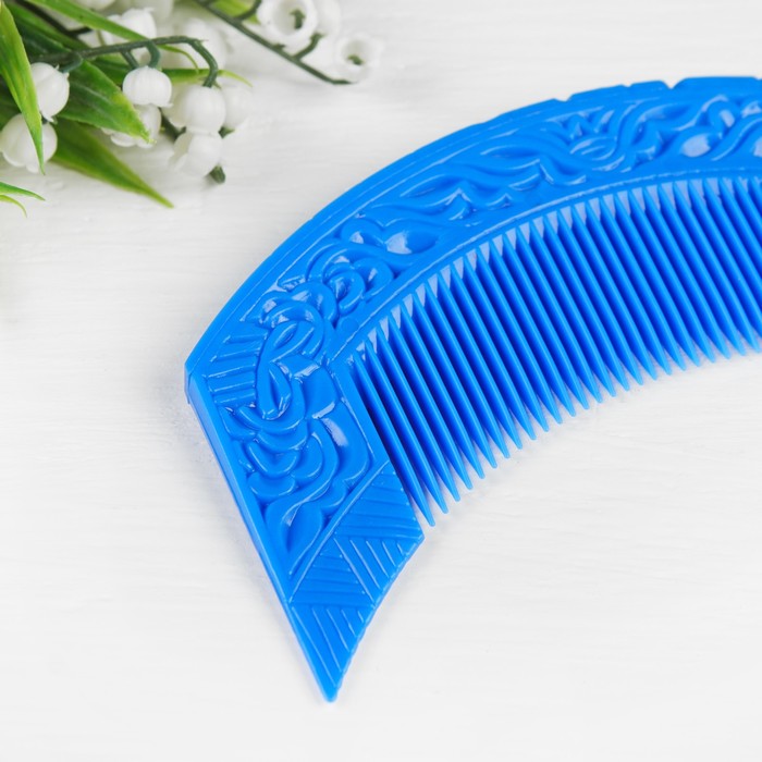 Расчёска-гребень, цвет синий