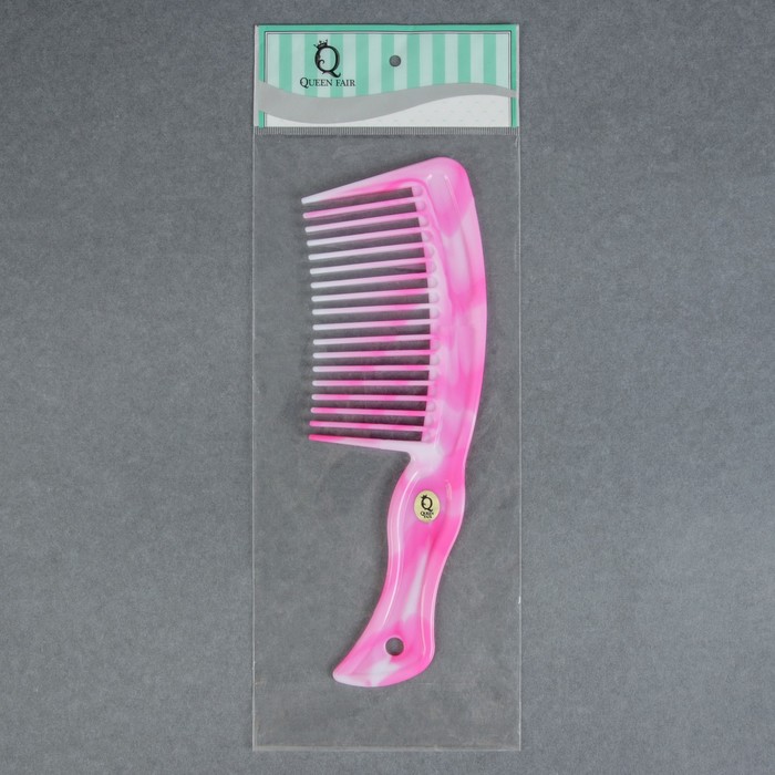 Расчёска с ручкой, цвета МИКС