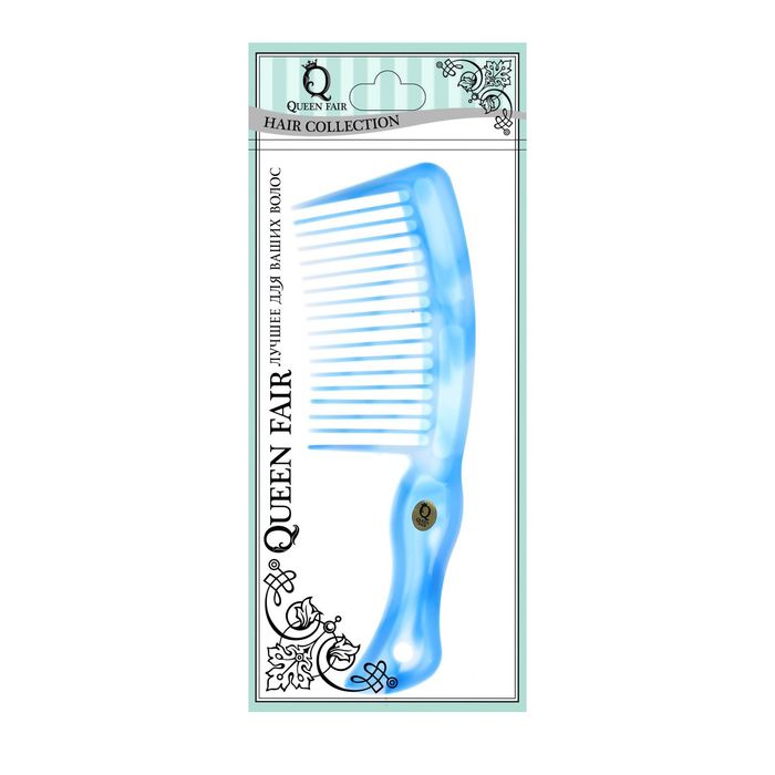 Расчёска с ручкой, цвета МИКС