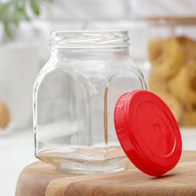 

Банка для сыпучих продуктов, 800 мл, цвет МИКС