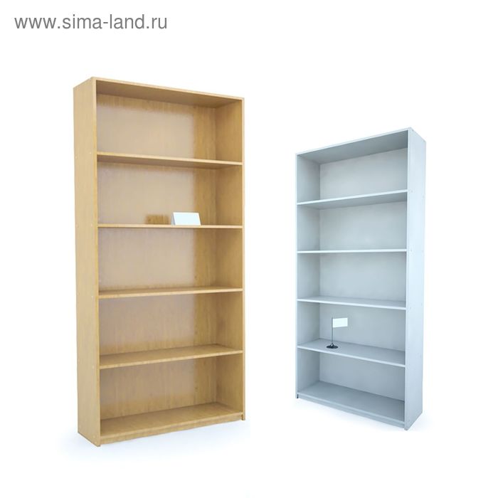 

Стеллаж 850*300*2000 мм, ЛДСП, цвет бук