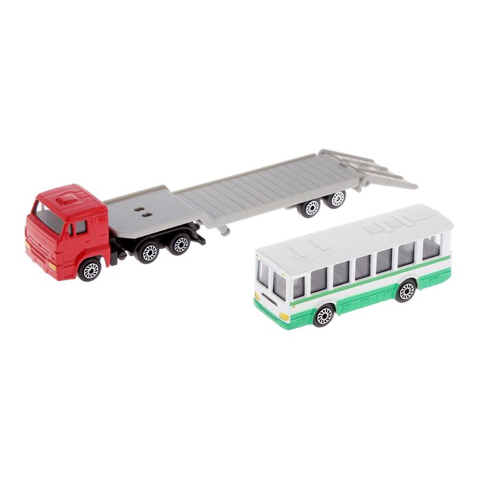 Машина металлическая "Камаз транспортер", МИКС