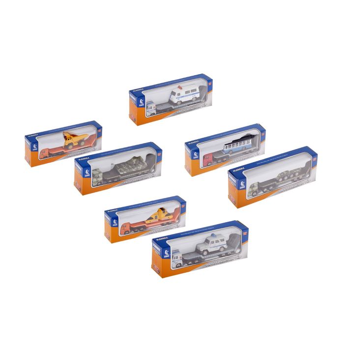 Машина металлическая "Камаз транспортер", МИКС