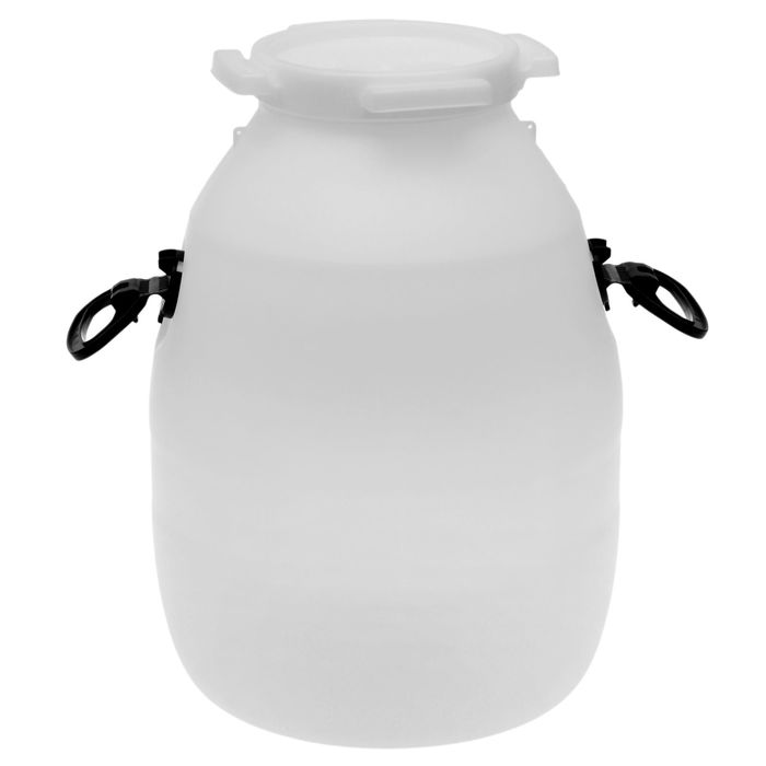 Фляга пищевая, 41 л, горловина 19 см, белая