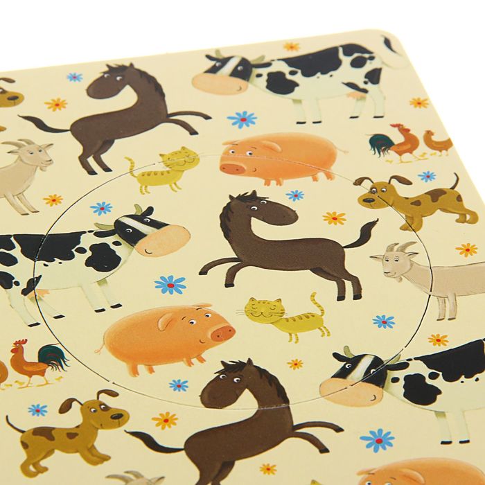 Развивающие карточки-пазлы. Картинки-сортеры. Найди и собери веселые картинки