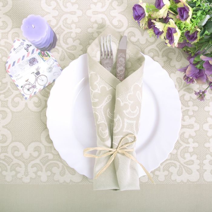 Столовый набор "Этель" Решелье, скатерть 150х200 см, салфетки 45х45 см-6 шт.