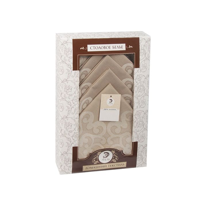 Столовый набор "Этель" Решелье, скатерть 150х200 см, салфетки 45х45 см-6 шт.