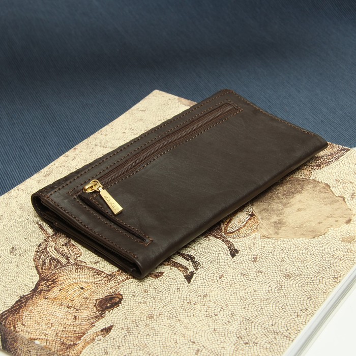 Портмоне женское "Ключ" с художественной вставкой