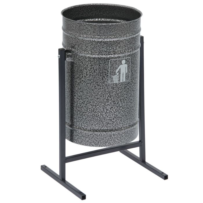 Урна 16 л "Космос", цвет серебряный