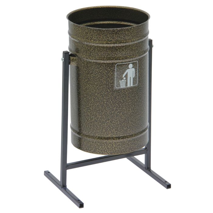 Урна 16 л "Космос", цвет бронза