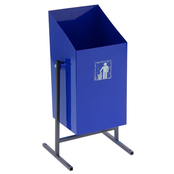 Урна 20 л "Космос", цвет синий