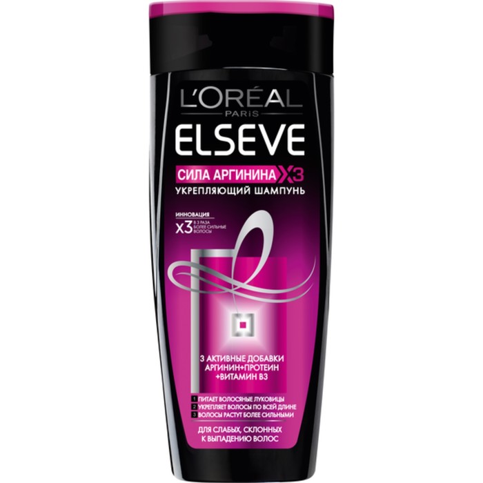 Шампунь L'Oreal Elseve "Сила аргинина", укрепляющий, 400 мл