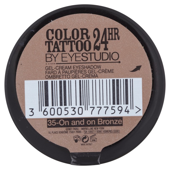 

Тени для век Maybelline Color Tattoo, оттенок 35, Бронзовый рай