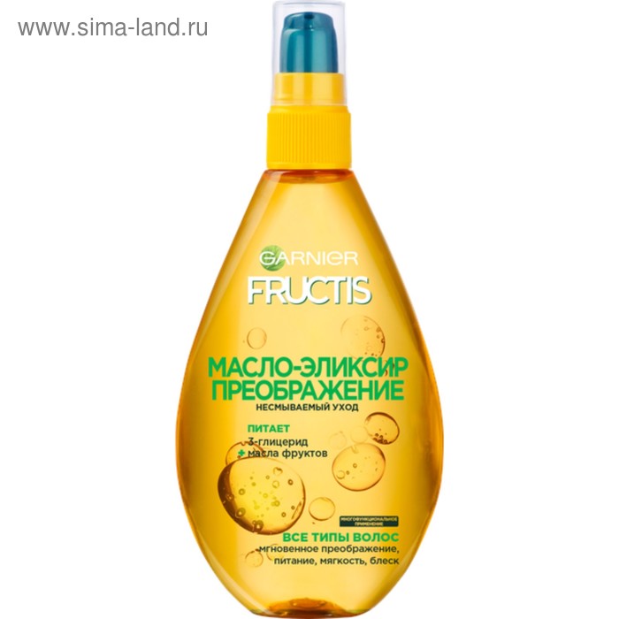 Масло-эликсир преображение для волос Fructis «Тройное Восстановление», для всех типов волос, 150 мл