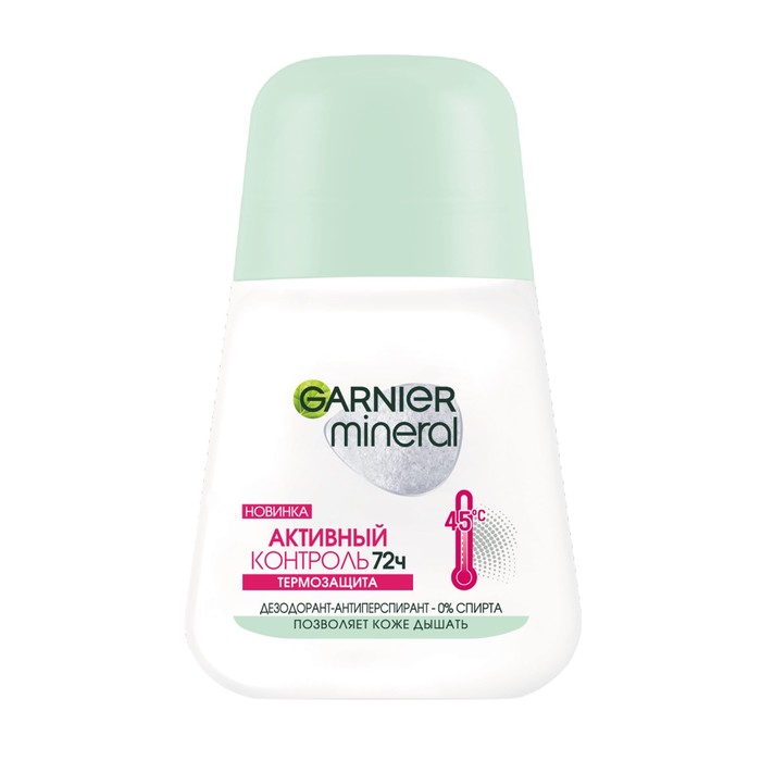 

Дезодорант-антиперспирант Garnier Mineral «Активный контроль: Термозащита», роликовый, 50 мл