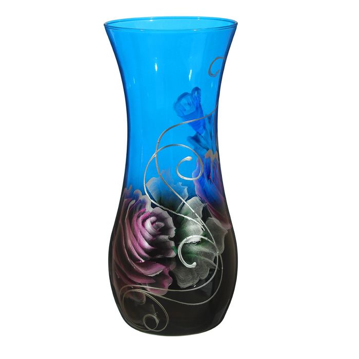 Ваза "Сиреневые розы"