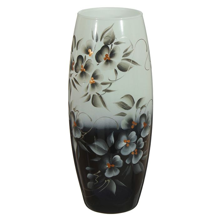 Ваза "Чёрно-белые цветы"