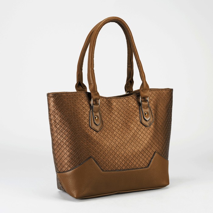 Сумка женская на молнии, 1 отдел с перегородкой, наружный карман, цвет хаки