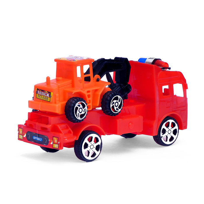 Машина инерционная «Эвакуатор», с трактором, цвета МИКС