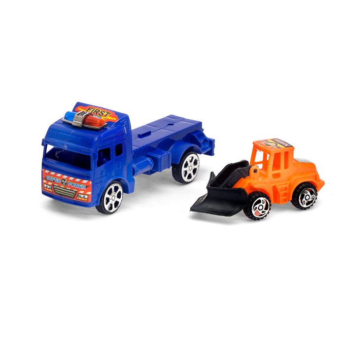 Машина инерционная «Эвакуатор», с трактором, цвета МИКС