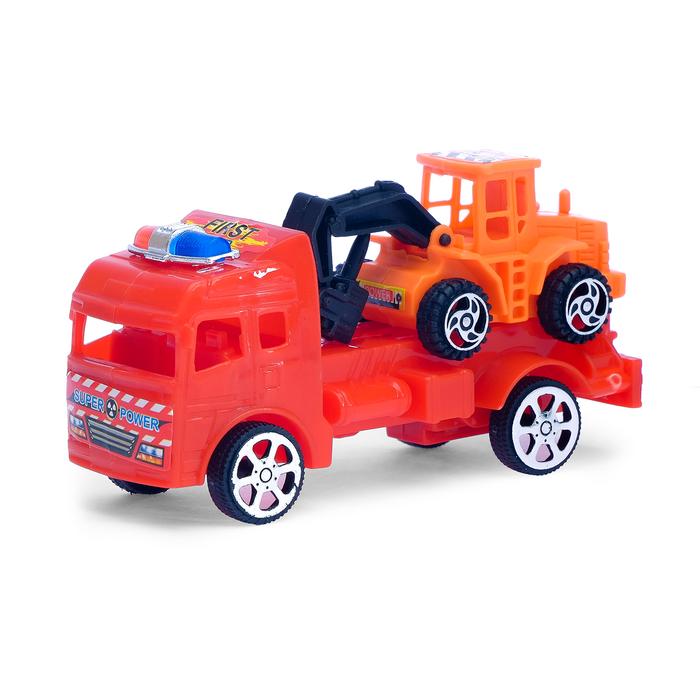 Машина инерционная «Эвакуатор», с трактором, цвета МИКС