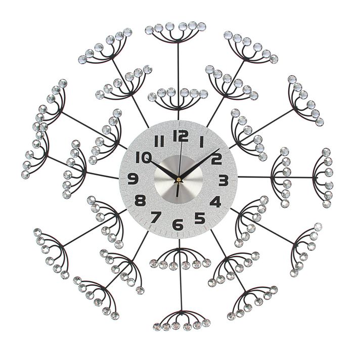 Часы настенные интерьерные "Серия Ажур. Гроздья рябины", d=59 см