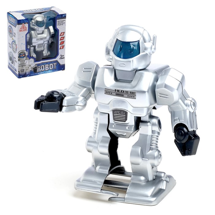 Робот «Космический воин», световые и звуковые эффекты, ходит