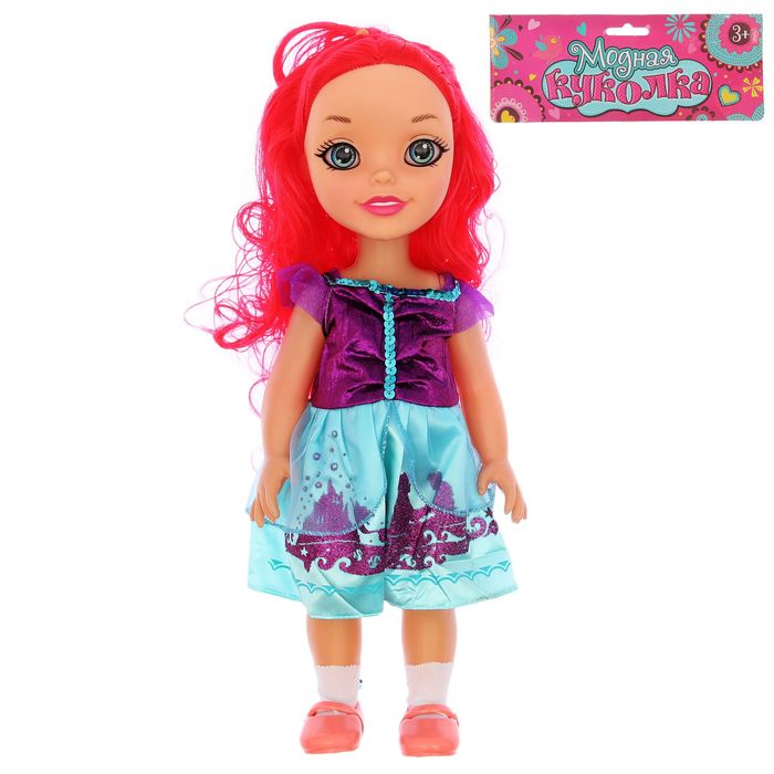 Кукла "Светлана" в платье, звуковые эффекты, МИКС