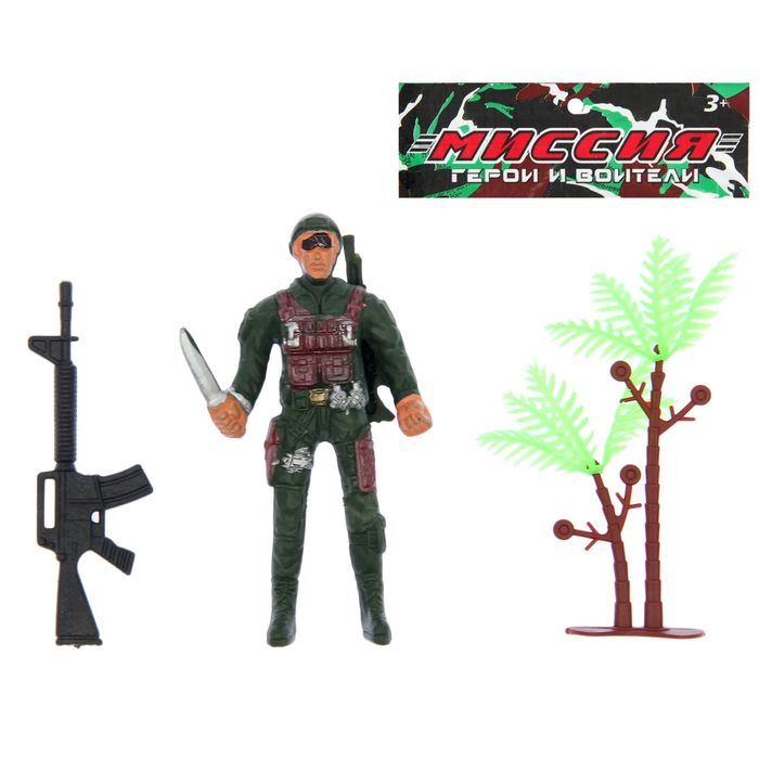 Фигурка солдатика "ОМОН", с аксессуарами, МИКС