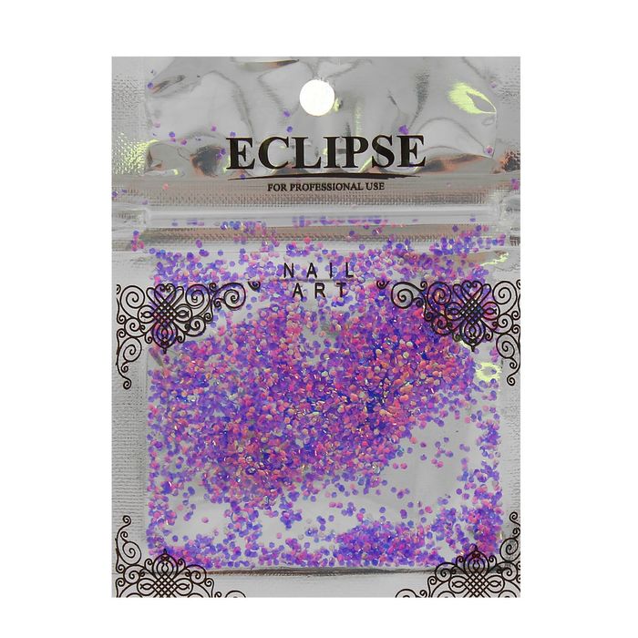 Чешуя для декора ногтей, мягкая, цвет сиреневый