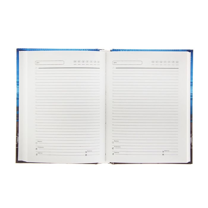 Ежедневник недатированный А6, 160 листов "Желтое суперавто", твердая обложка, глянцевая ламинация