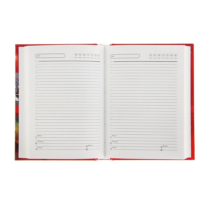 Ежедневник недатированный А6, 160 листов "Офис и экономика", твердая обложка, глянцевая ламинация