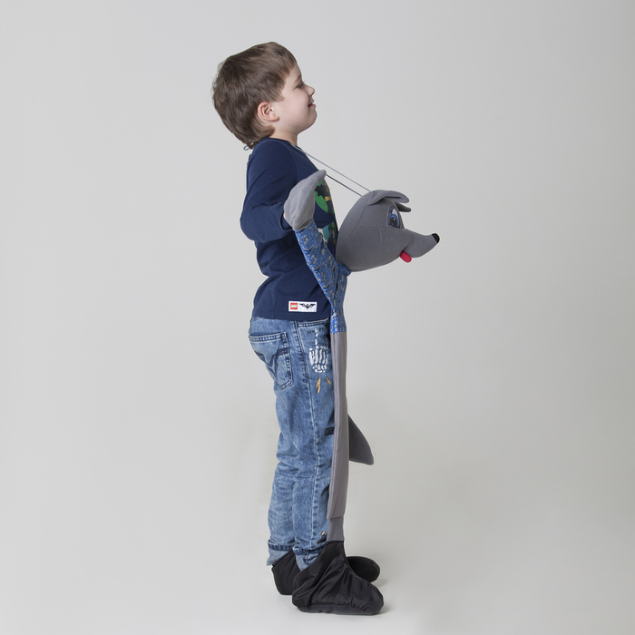 Ростовая кукла "Волчок Саня", цвета МИКС