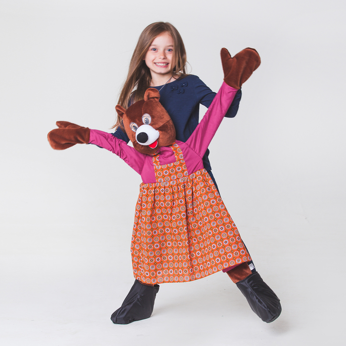 Ростовая кукла "Медведица", цвета МИКС