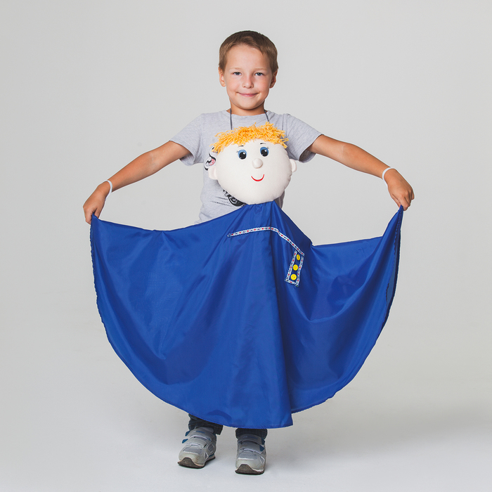 Ростовая кукла "Кот Леопольд", цвета МИКС