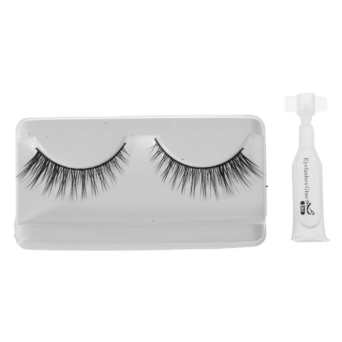 Ресницы накладные с клеем